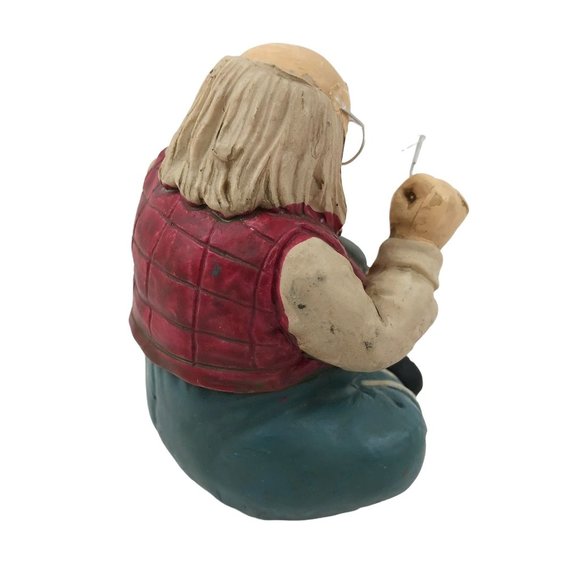 Santa Figurine Midwest Of Cannon Falls Sewing Doll Vintage Christmas Holiday - Picture 5 of 10